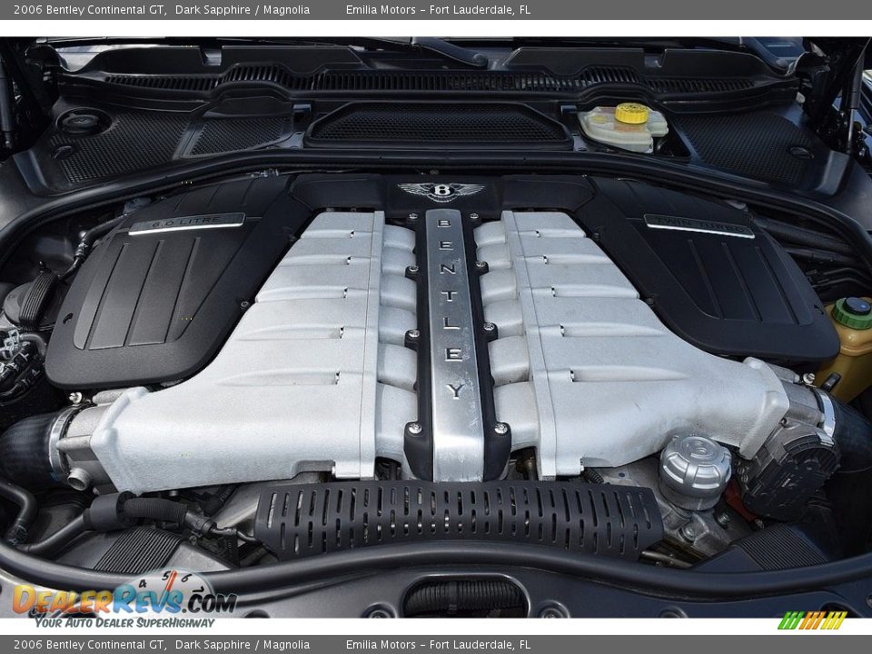 2006 Bentley Continental GT  6.0L Twin-Turbocharged DOHC 48V VVT W12 Engine Photo #63