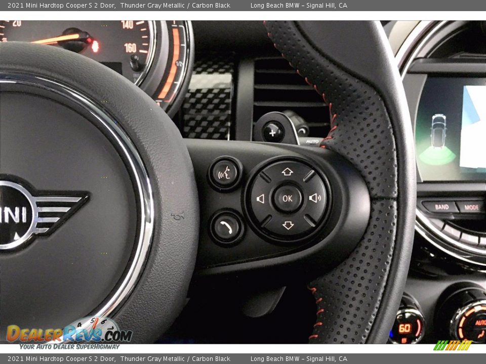 2021 Mini Hardtop Cooper S 2 Door Thunder Gray Metallic / Carbon Black Photo #19
