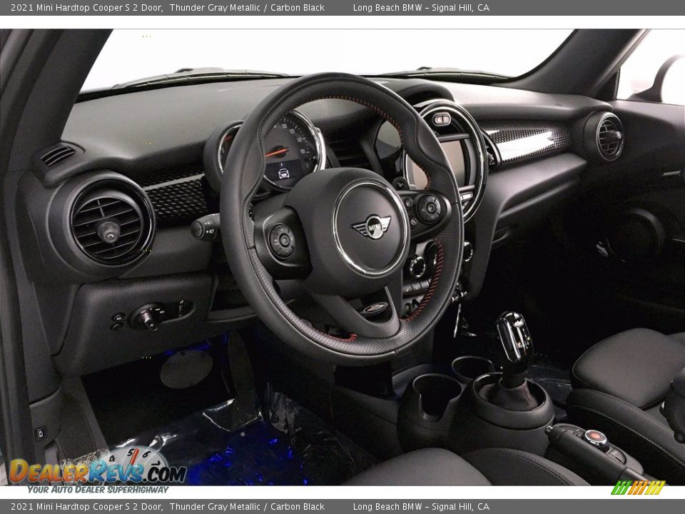 2021 Mini Hardtop Cooper S 2 Door Thunder Gray Metallic / Carbon Black Photo #21