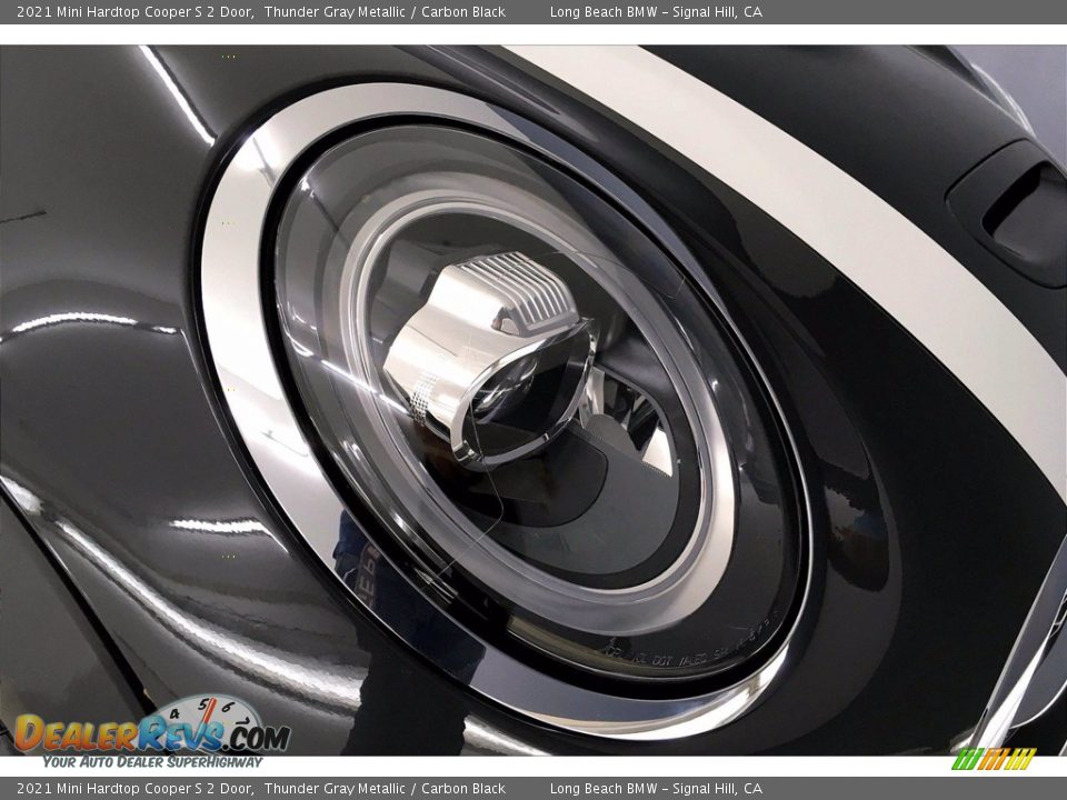 2021 Mini Hardtop Cooper S 2 Door Thunder Gray Metallic / Carbon Black Photo #25