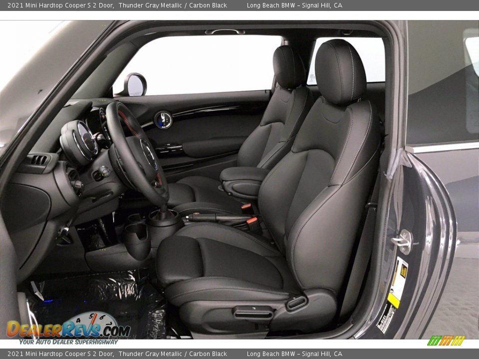 2021 Mini Hardtop Cooper S 2 Door Thunder Gray Metallic / Carbon Black Photo #27