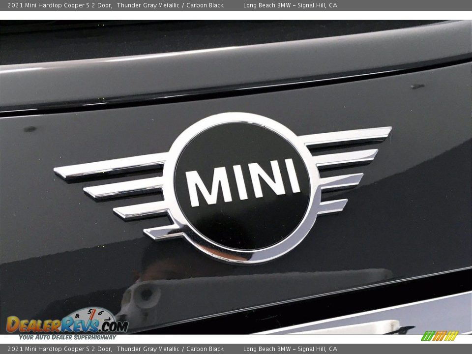 2021 Mini Hardtop Cooper S 2 Door Thunder Gray Metallic / Carbon Black Photo #32