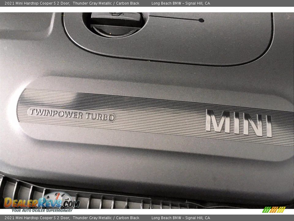 2021 Mini Hardtop Cooper S 2 Door Thunder Gray Metallic / Carbon Black Photo #34