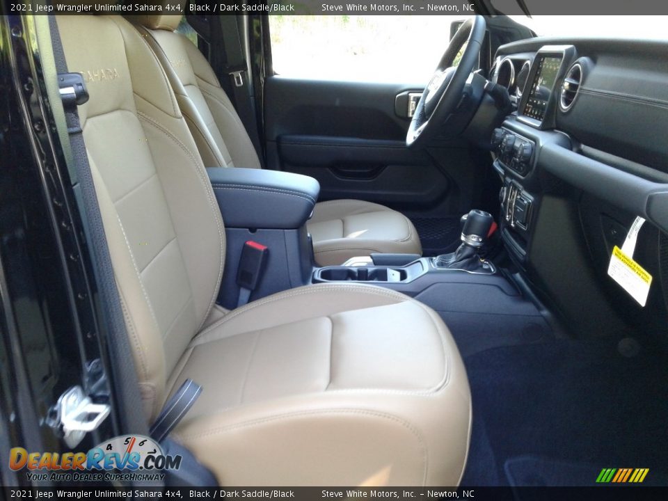 Front Seat of 2021 Jeep Wrangler Unlimited Sahara 4x4 Photo #17
