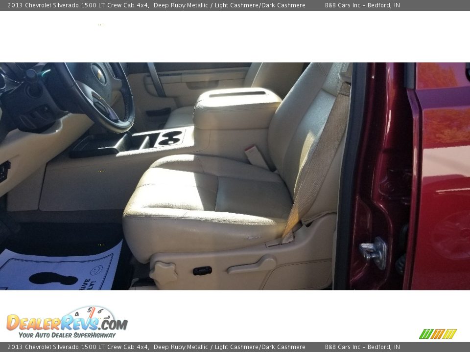 2013 Chevrolet Silverado 1500 LT Crew Cab 4x4 Deep Ruby Metallic / Light Cashmere/Dark Cashmere Photo #8