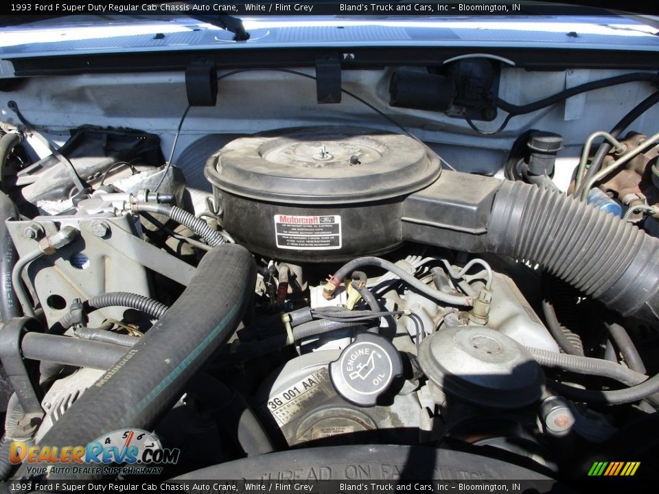 1993 Ford F Super Duty Regular Cab Chassis Auto Crane 7.3 Liter Diesel OHV 16-Valve V8 Engine Photo #23