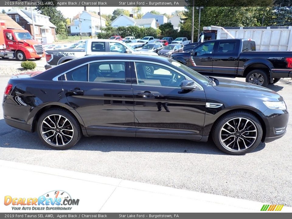 Agate Black 2019 Ford Taurus SEL AWD Photo #6