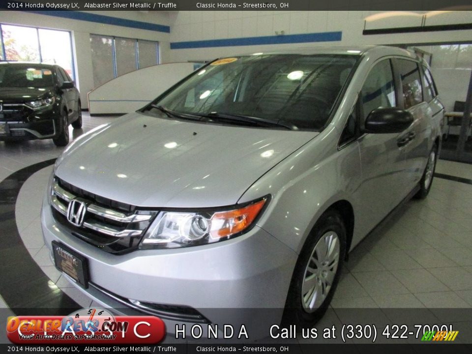 2014 Honda Odyssey LX Alabaster Silver Metallic / Truffle Photo #1