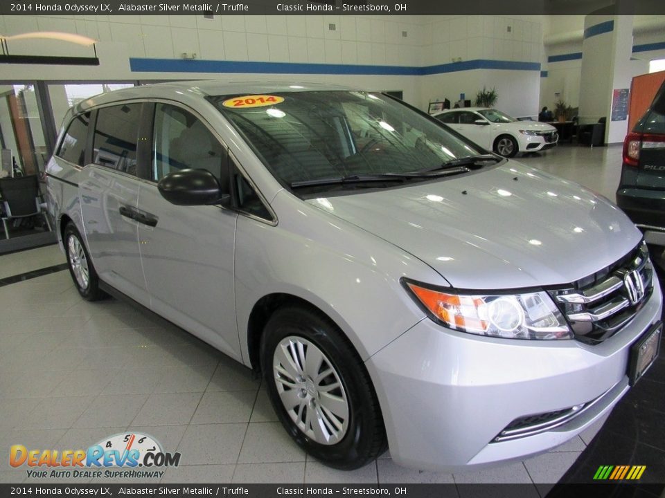 2014 Honda Odyssey LX Alabaster Silver Metallic / Truffle Photo #3
