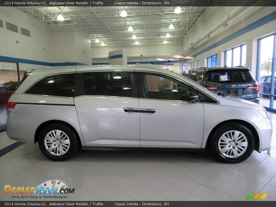 2014 Honda Odyssey LX Alabaster Silver Metallic / Truffle Photo #4