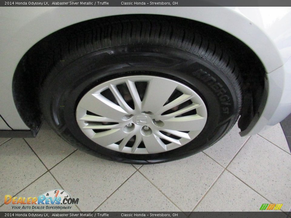 2014 Honda Odyssey LX Alabaster Silver Metallic / Truffle Photo #5