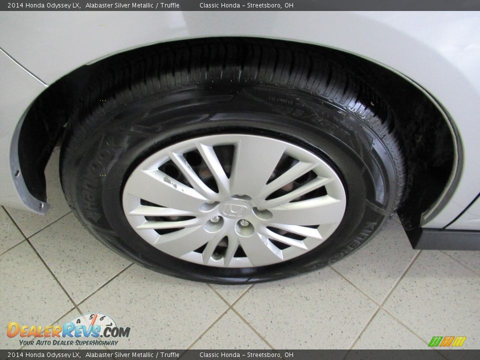 2014 Honda Odyssey LX Alabaster Silver Metallic / Truffle Photo #6