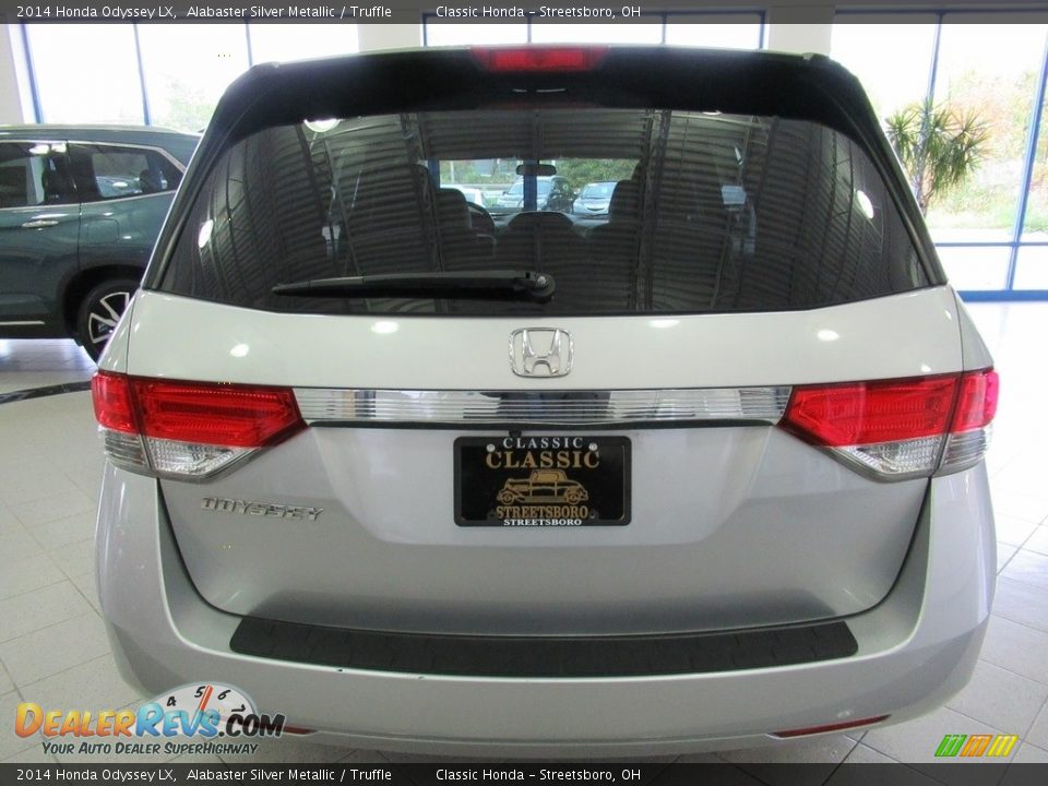 2014 Honda Odyssey LX Alabaster Silver Metallic / Truffle Photo #8
