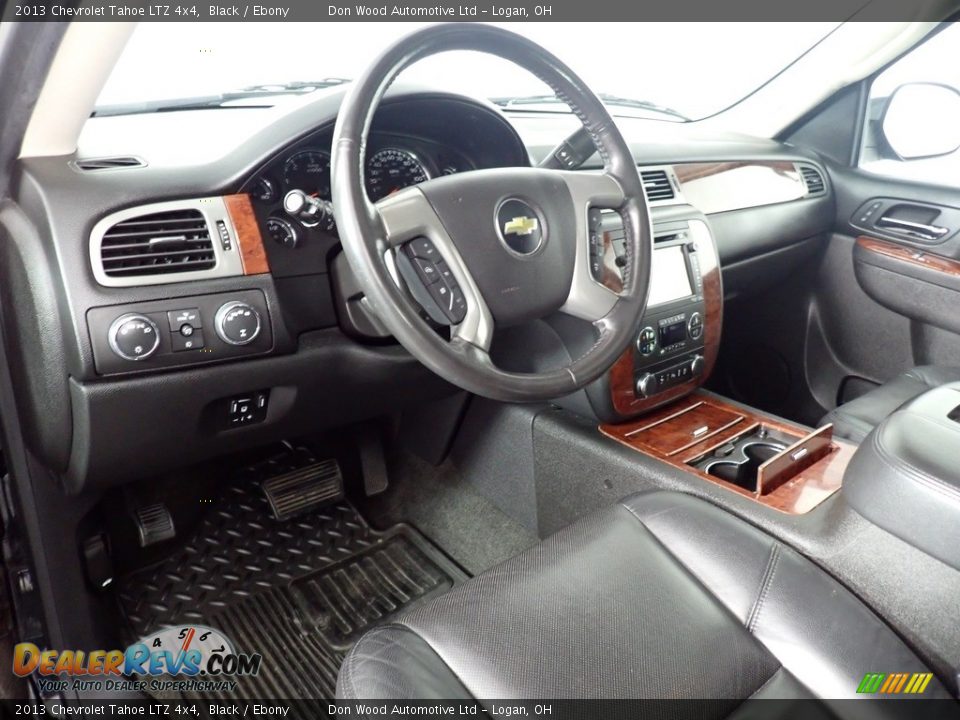 2013 Chevrolet Tahoe LTZ 4x4 Black / Ebony Photo #35