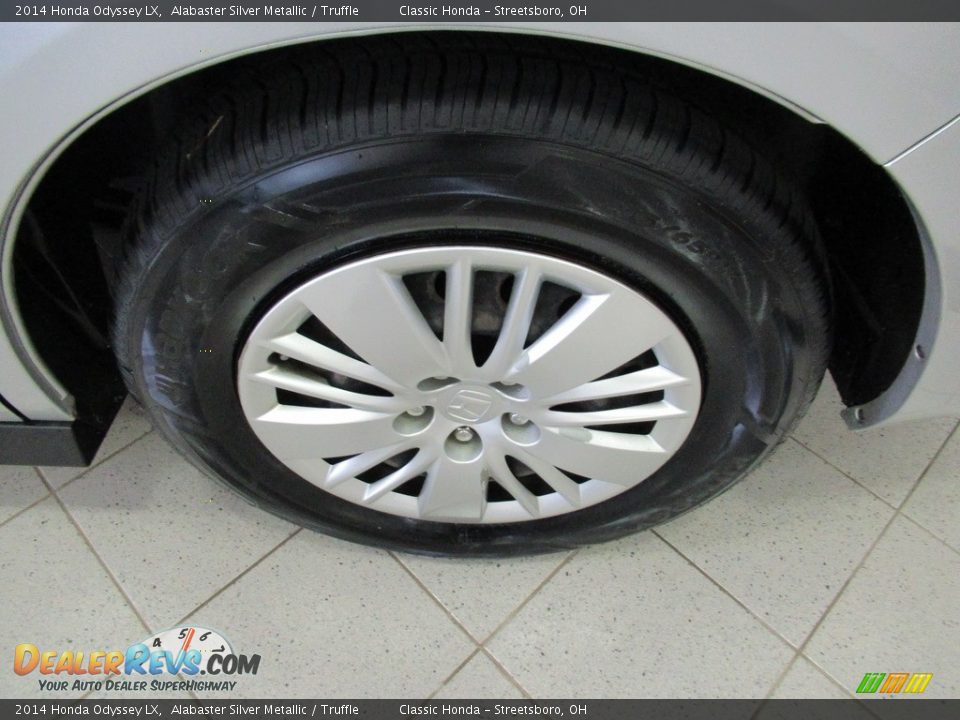2014 Honda Odyssey LX Alabaster Silver Metallic / Truffle Photo #11