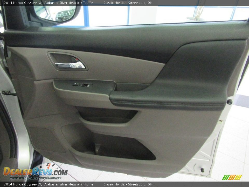 2014 Honda Odyssey LX Alabaster Silver Metallic / Truffle Photo #14