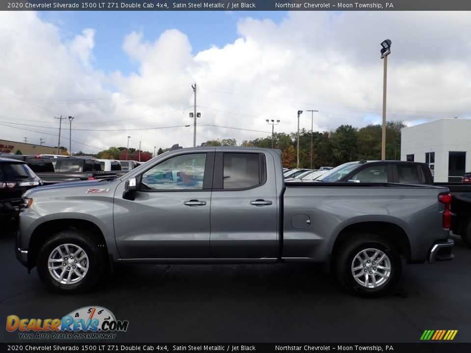 2020 Chevrolet Silverado 1500 LT Z71 Double Cab 4x4 Satin Steel Metallic / Jet Black Photo #2