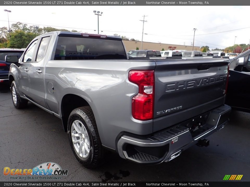 2020 Chevrolet Silverado 1500 LT Z71 Double Cab 4x4 Satin Steel Metallic / Jet Black Photo #3
