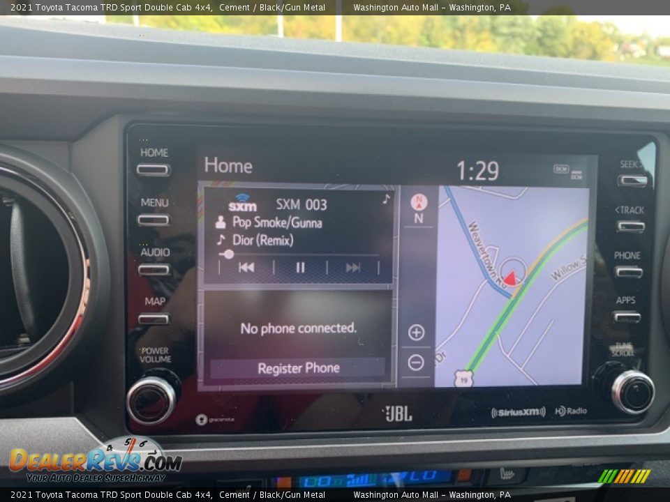 Navigation of 2021 Toyota Tacoma TRD Sport Double Cab 4x4 Photo #6