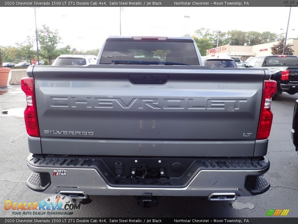 2020 Chevrolet Silverado 1500 LT Z71 Double Cab 4x4 Satin Steel Metallic / Jet Black Photo #4