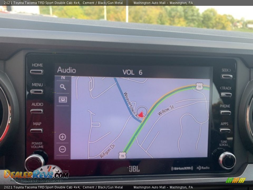 Navigation of 2021 Toyota Tacoma TRD Sport Double Cab 4x4 Photo #7