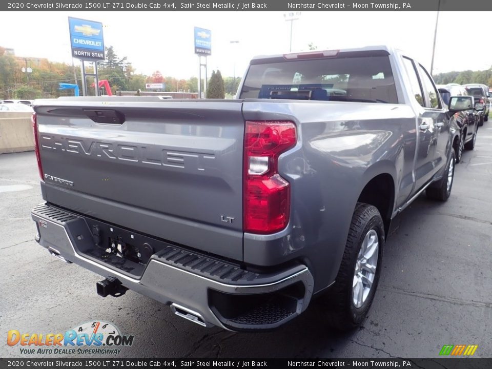 2020 Chevrolet Silverado 1500 LT Z71 Double Cab 4x4 Satin Steel Metallic / Jet Black Photo #5