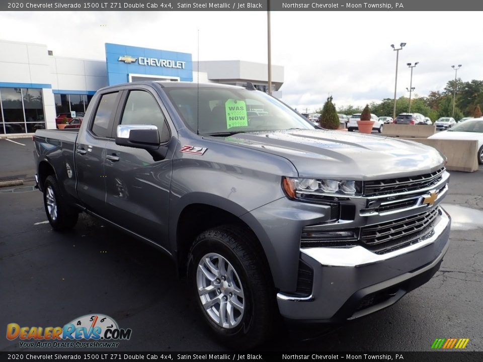 2020 Chevrolet Silverado 1500 LT Z71 Double Cab 4x4 Satin Steel Metallic / Jet Black Photo #6