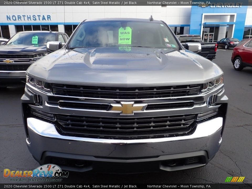2020 Chevrolet Silverado 1500 LT Z71 Double Cab 4x4 Satin Steel Metallic / Jet Black Photo #7
