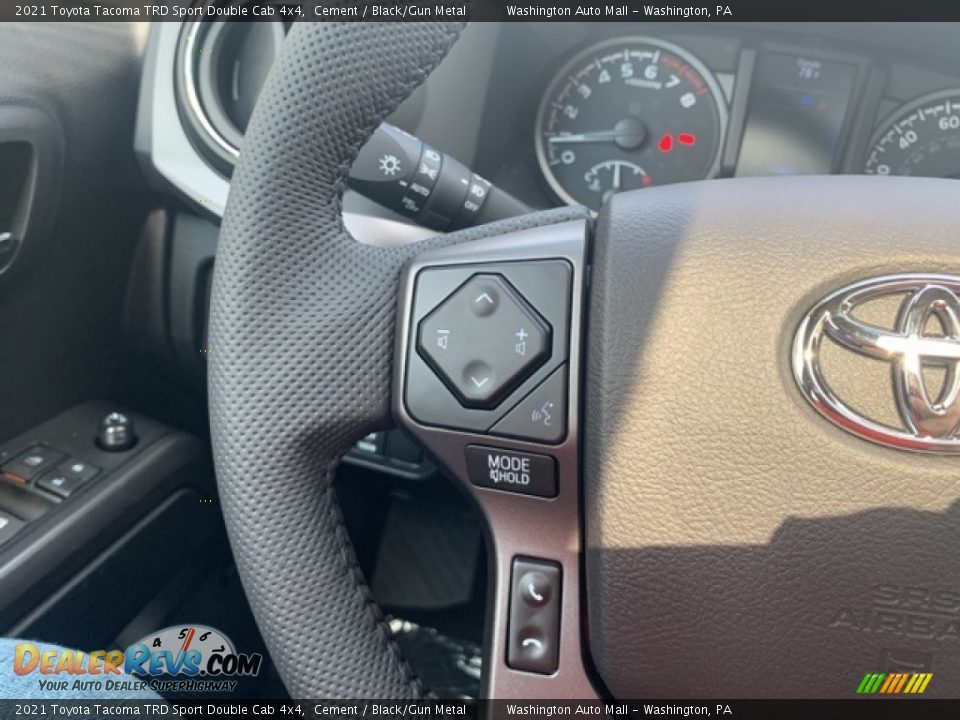 2021 Toyota Tacoma TRD Sport Double Cab 4x4 Cement / Black/Gun Metal Photo #12