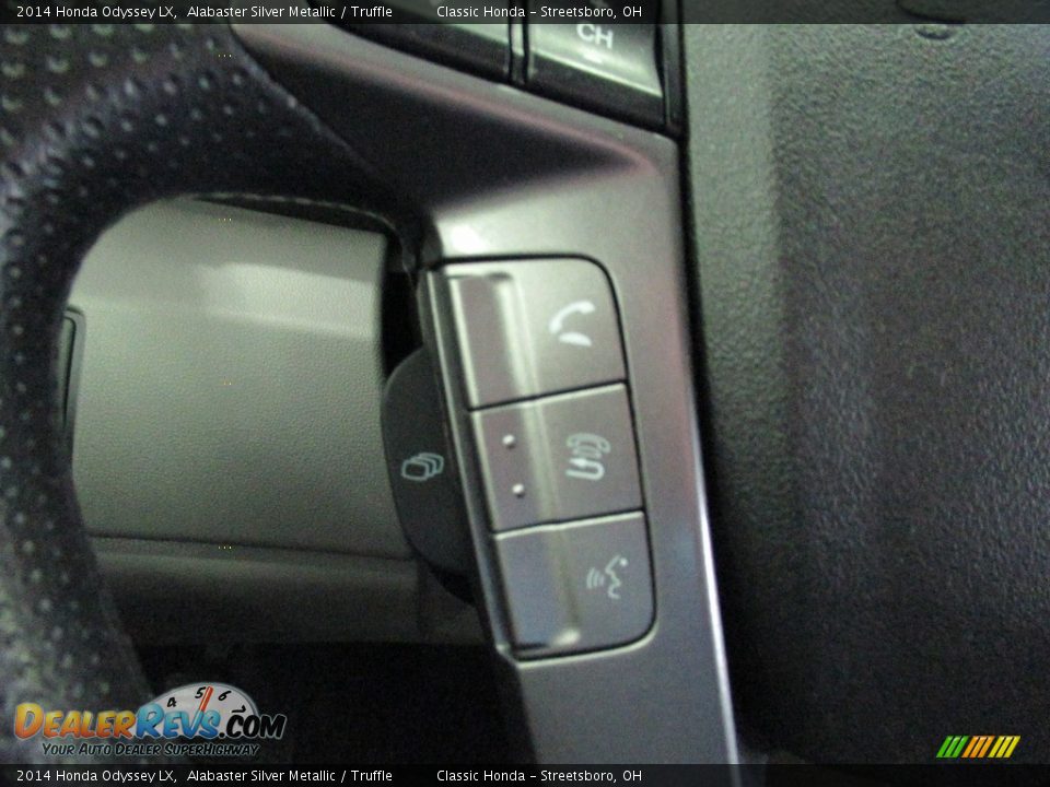 2014 Honda Odyssey LX Alabaster Silver Metallic / Truffle Photo #29