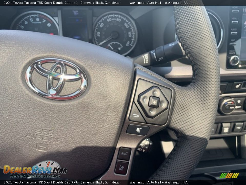2021 Toyota Tacoma TRD Sport Double Cab 4x4 Cement / Black/Gun Metal Photo #13