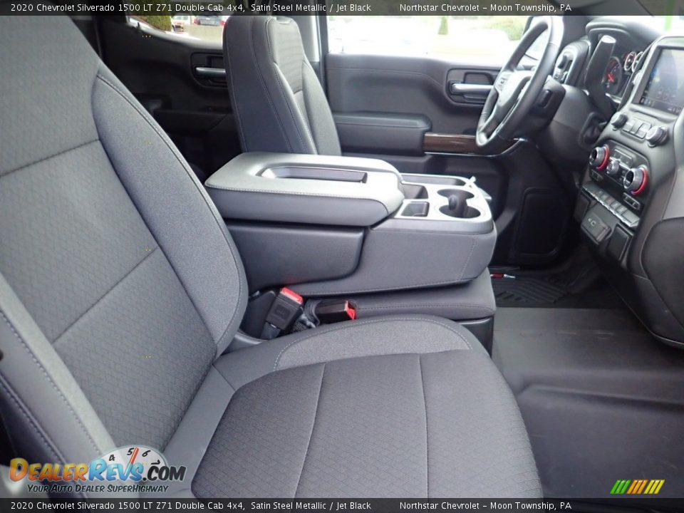 2020 Chevrolet Silverado 1500 LT Z71 Double Cab 4x4 Satin Steel Metallic / Jet Black Photo #9
