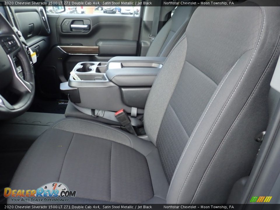 2020 Chevrolet Silverado 1500 LT Z71 Double Cab 4x4 Satin Steel Metallic / Jet Black Photo #12