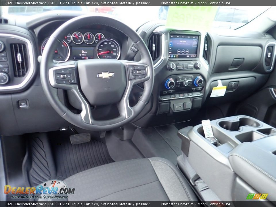 2020 Chevrolet Silverado 1500 LT Z71 Double Cab 4x4 Satin Steel Metallic / Jet Black Photo #14