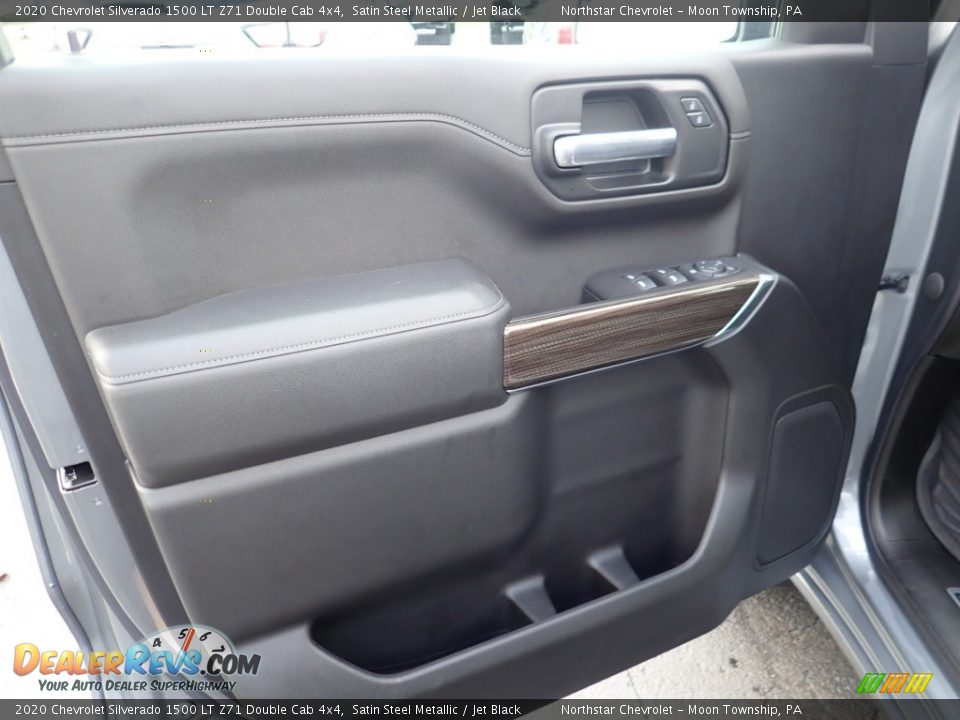 2020 Chevrolet Silverado 1500 LT Z71 Double Cab 4x4 Satin Steel Metallic / Jet Black Photo #15