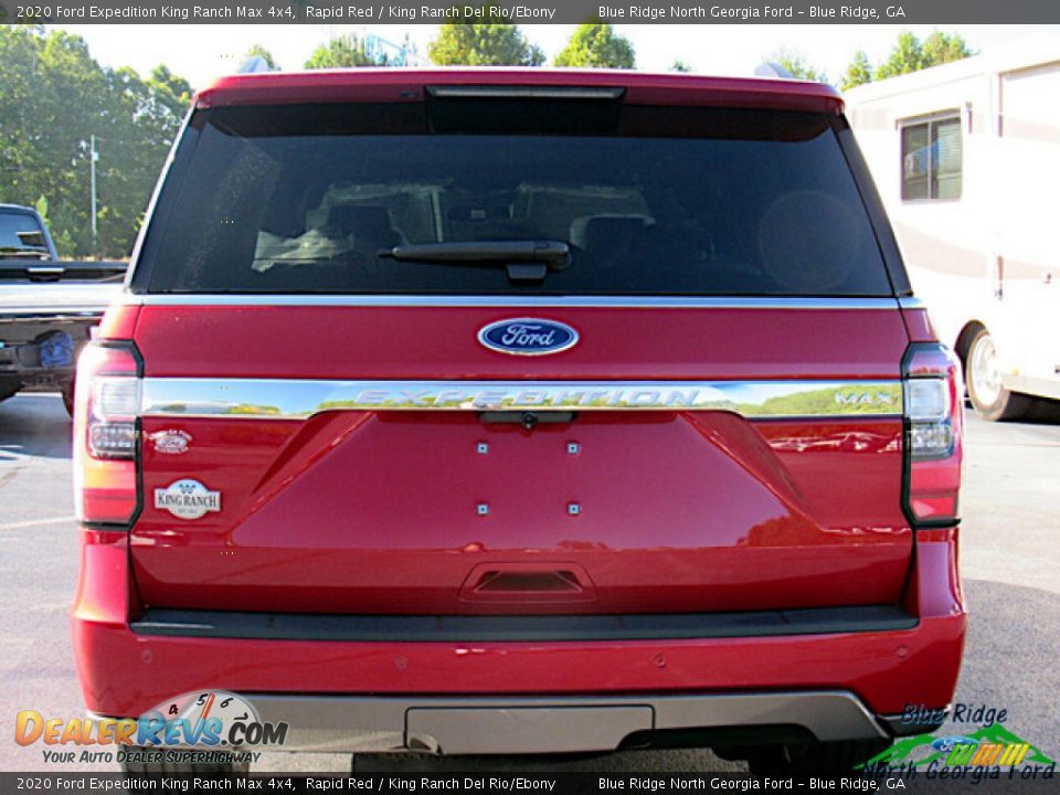 2020 Ford Expedition King Ranch Max 4x4 Rapid Red / King Ranch Del Rio/Ebony Photo #4
