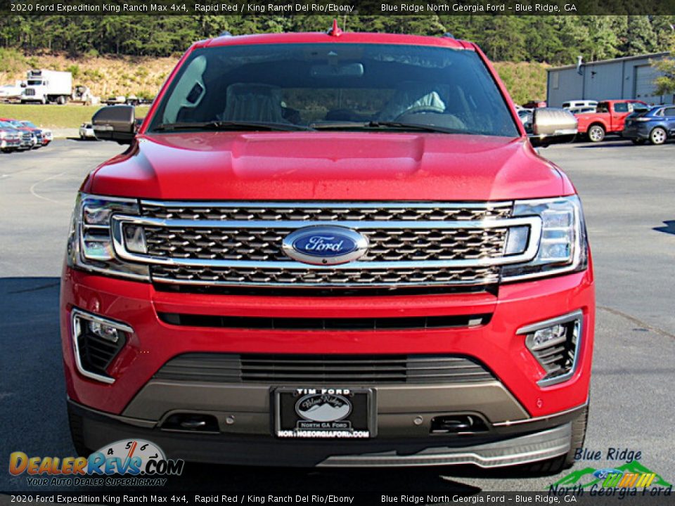 2020 Ford Expedition King Ranch Max 4x4 Rapid Red / King Ranch Del Rio/Ebony Photo #8