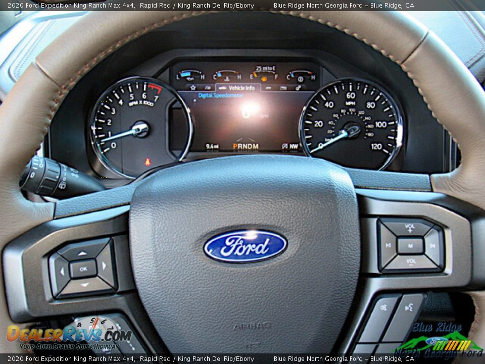 2020 Ford Expedition King Ranch Max 4x4 Rapid Red / King Ranch Del Rio/Ebony Photo #19