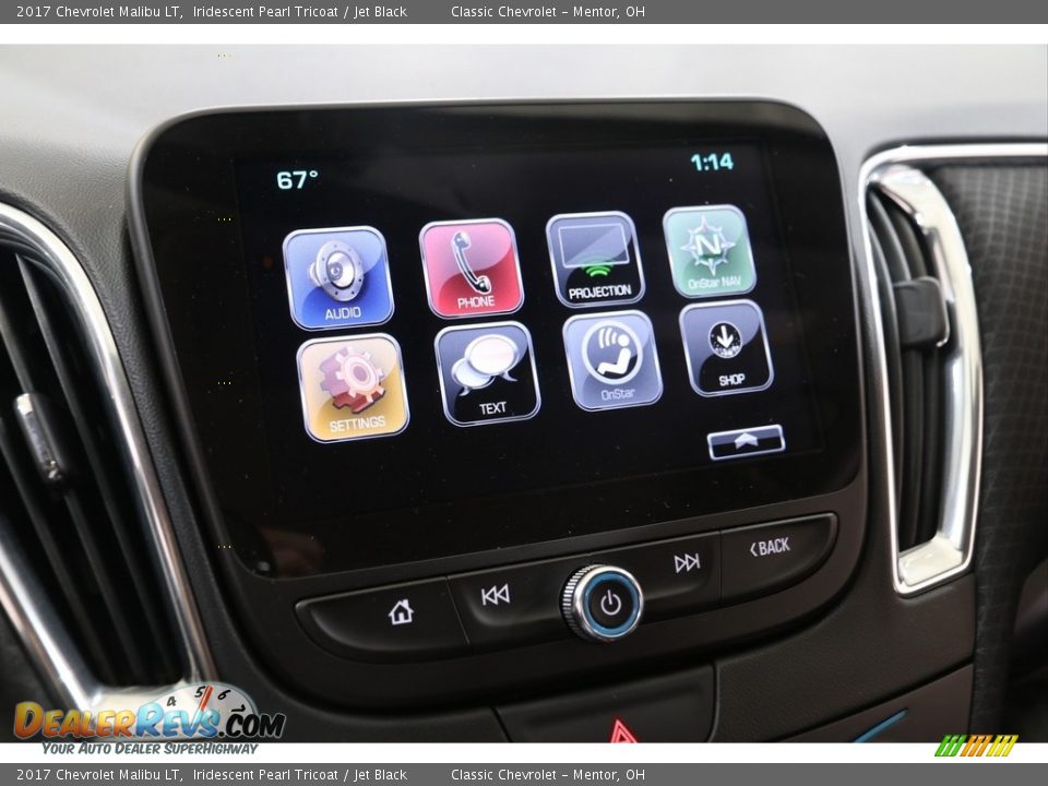 2017 Chevrolet Malibu LT Iridescent Pearl Tricoat / Jet Black Photo #10