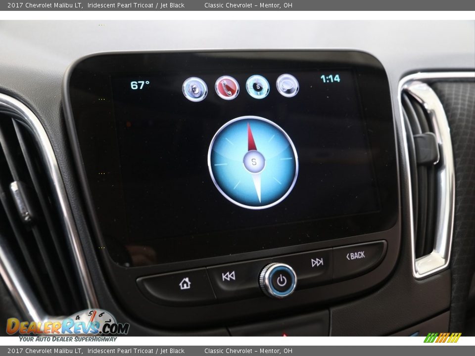 2017 Chevrolet Malibu LT Iridescent Pearl Tricoat / Jet Black Photo #13