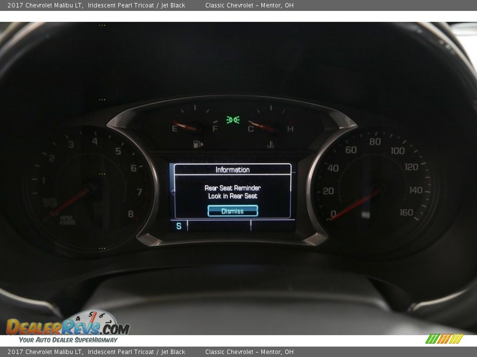 2017 Chevrolet Malibu LT Iridescent Pearl Tricoat / Jet Black Photo #25