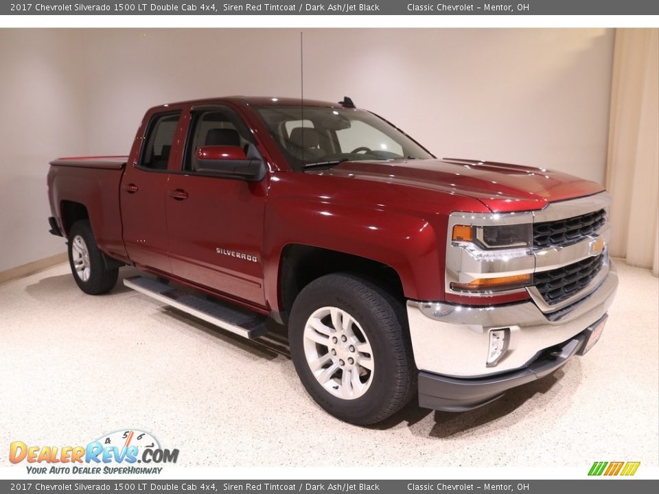 2017 Chevrolet Silverado 1500 LT Double Cab 4x4 Siren Red Tintcoat / Dark Ash/Jet Black Photo #1