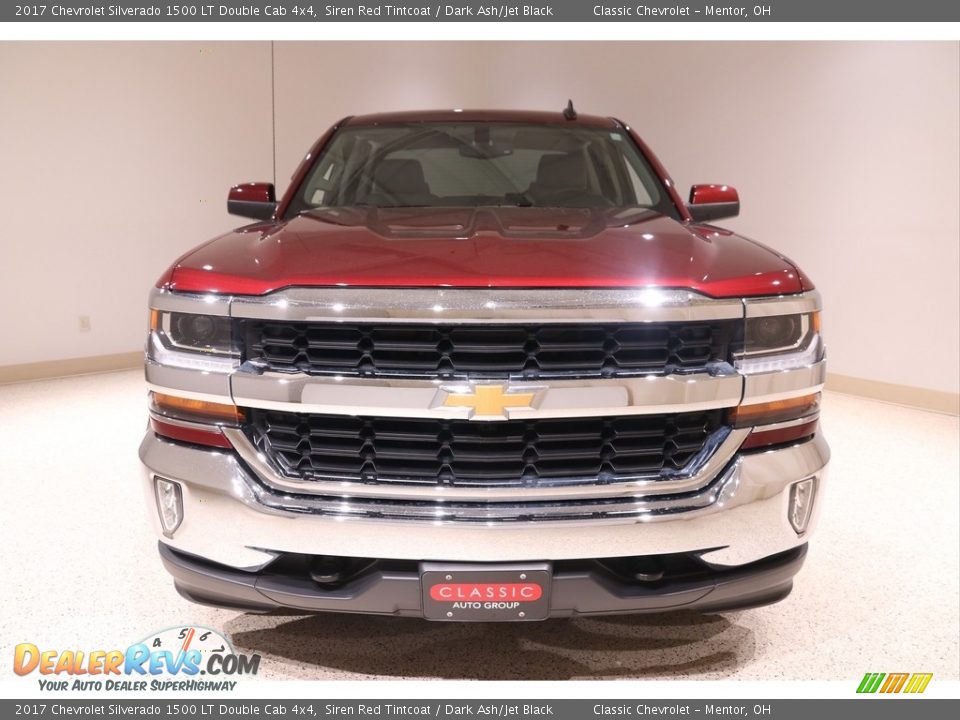 2017 Chevrolet Silverado 1500 LT Double Cab 4x4 Siren Red Tintcoat / Dark Ash/Jet Black Photo #2