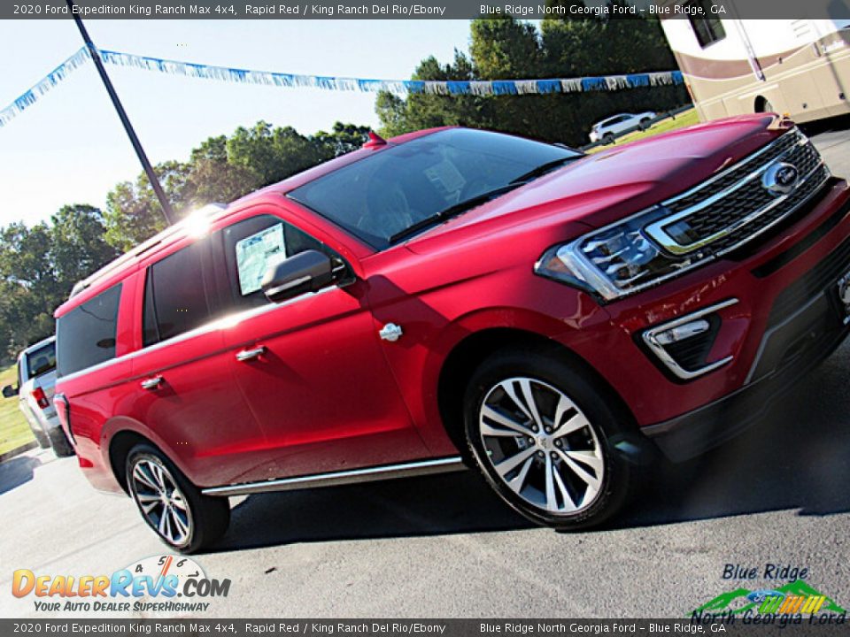 2020 Ford Expedition King Ranch Max 4x4 Rapid Red / King Ranch Del Rio/Ebony Photo #36