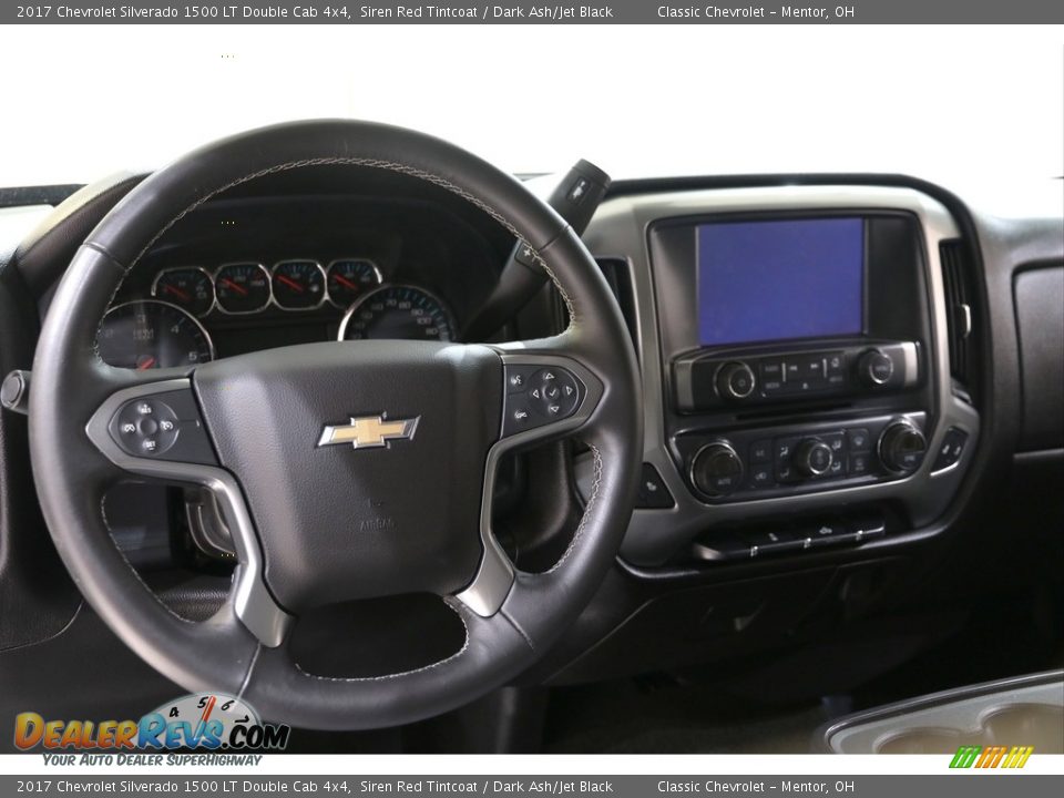 2017 Chevrolet Silverado 1500 LT Double Cab 4x4 Siren Red Tintcoat / Dark Ash/Jet Black Photo #7
