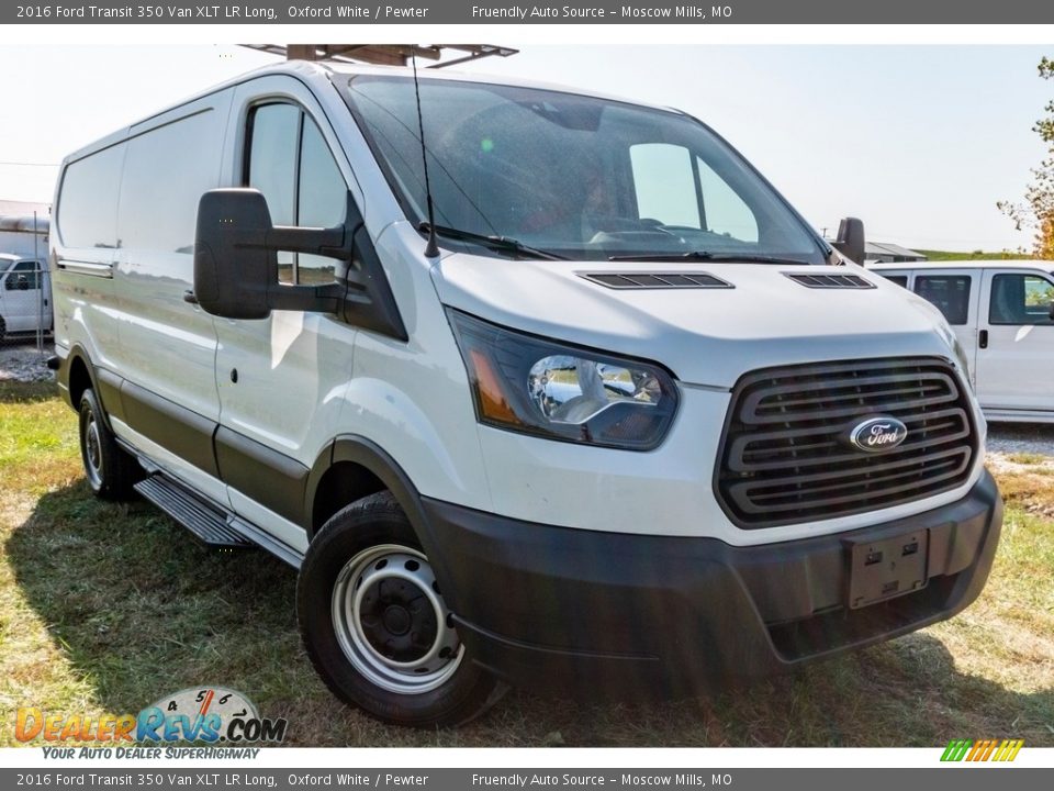 2016 Ford Transit 350 Van XLT LR Long Oxford White / Pewter Photo #1