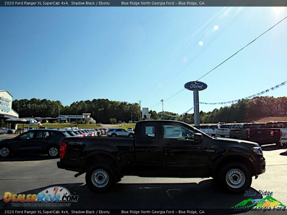 2020 Ford Ranger XL SuperCab 4x4 Shadow Black / Ebony Photo #6