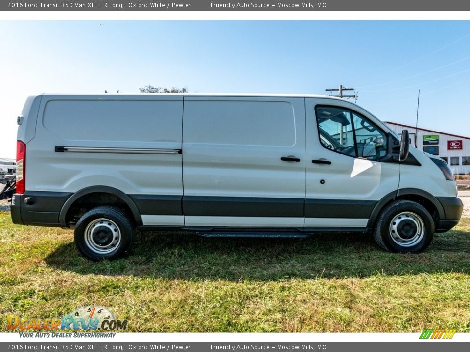 2016 Ford Transit 350 Van XLT LR Long Oxford White / Pewter Photo #3