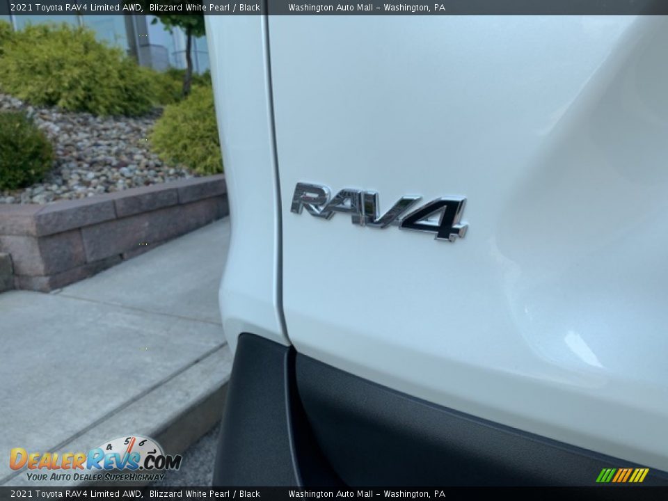 2021 Toyota RAV4 Limited AWD Blizzard White Pearl / Black Photo #31