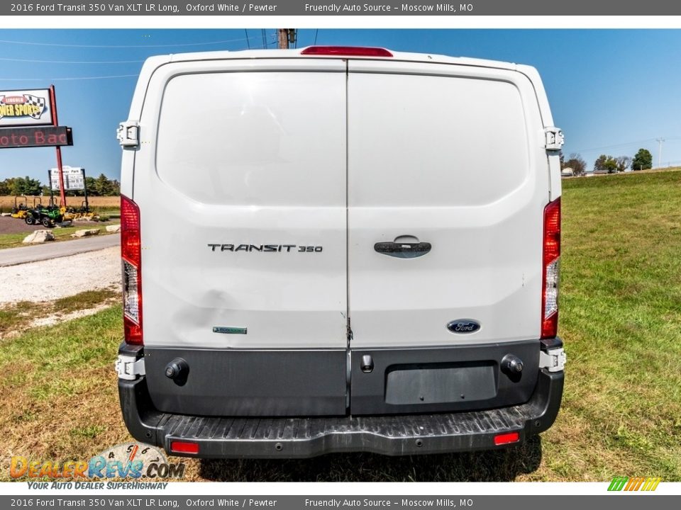 2016 Ford Transit 350 Van XLT LR Long Oxford White / Pewter Photo #5